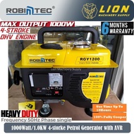 ROBINTEC/JETMAC RGY1200/JGY1200 1000Watt/1.0KW Heavy Duty Gasoline Generator 4-stroke - 6 Months War