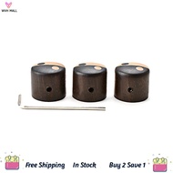 【WVH】-3Pcs Wooden Tone Volume Control Knob Guitar Volume Control Knob Tone Control Knob Set for Elec