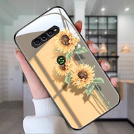 Sunflower Xiaomi Black Shark 4 Phone Case Female MI Black Shark 4s/5pro/3s Glass Shock-resistant 5rs Silicone