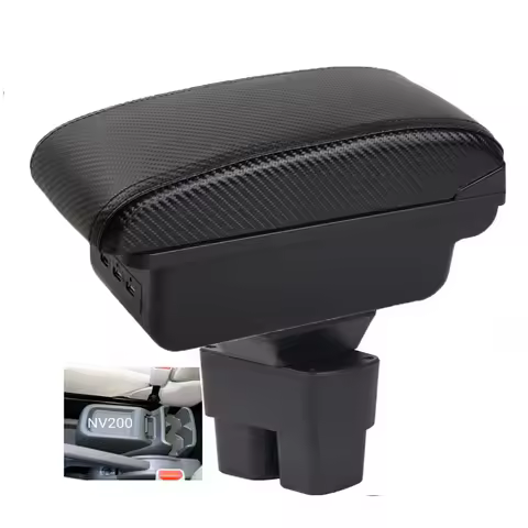 Car NV200 Evalia Armrest box central console storage case driver elbow support