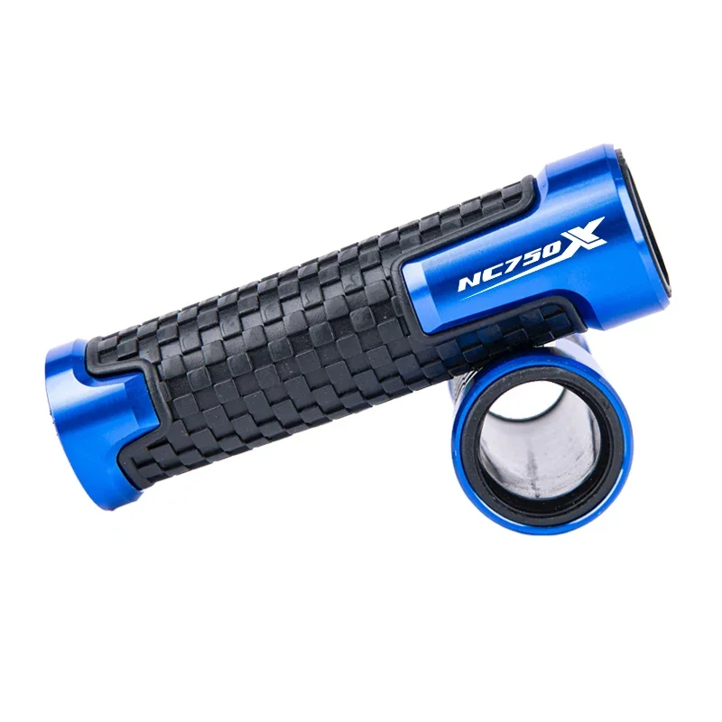For HONDA NC750X NC750 X NC 750X NC 750 X Accessories Motorcycle Handlebar Grips CNC Aluminum Rubber