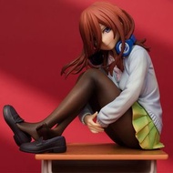 中野三玖 手辦 五等分的花嫁 擺件 特典版 課桌美少女機箱模型 玩具 生日禮物 toys GK Figure gift