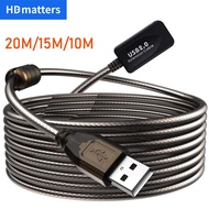 Active USB 2.0 Extension cable 20M/15M/3M/5M/10M USB 2.0 Extender USB Repeater extension cord with b