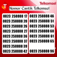 Nomor cantik simpati 8888 hoki murah Kartu As kwartet 8888 58888