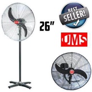 1 Yrs Warranty - UMS Genuine 26 inch Heavy Duty Industrial Stand Fan Standfan