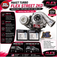 TURBO FLEX STREET 2KD PACKAGE + PHC 947 947+ NOZZLE INNOVA EDU2 FORTUNER NON VNT DIESEL 2KD