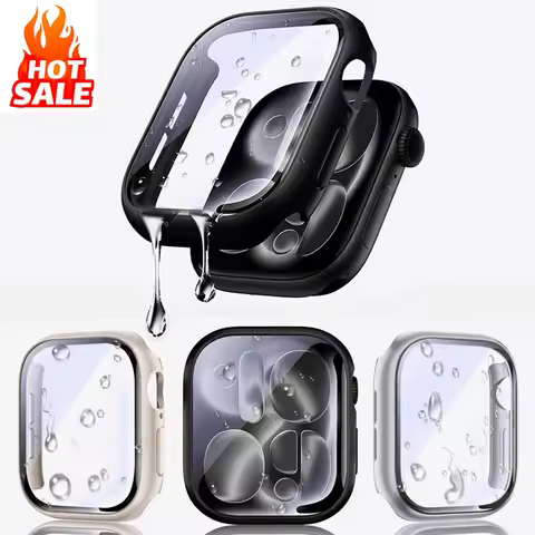 Tempered Glass+Cover For Apple watch S11 Case 46mm 42mm 45mm 41mm 44mm 40 Screen Protector Apple Wat