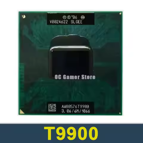 Core 2 Duo T9900 SLGEE CPU Laptop Processor 3.0GHz Dual-Core Dual-Thread 6M 35W Socket P