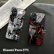 Case For poco C71 - Softcase Glass poco C71 - Casing poco C71 - Silicone For poco C71 - Case Compati