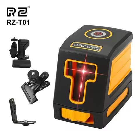 RZ 2 Lines Laser Level Mini Professional Laser Level Self Level Green Beams Laser Horizontal & Verti