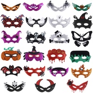 Halloween Party Mask Pumpkin Ghost Half Face Mask Ghost Festival Mask Masquerade Party Decoration Bl