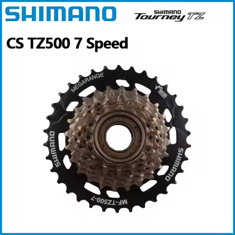 SHIMANO TOURNEY Cassette TZ 7 Speed Freewheel TZ500 14-34T CP HG UG For Mountain Bike