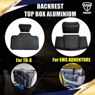 ♬Backrest Top Box Aluminium Cushion Pad Comfortable Sandar Belakang Box For EMS ADVENTURE  TBX - by m2project.os☁