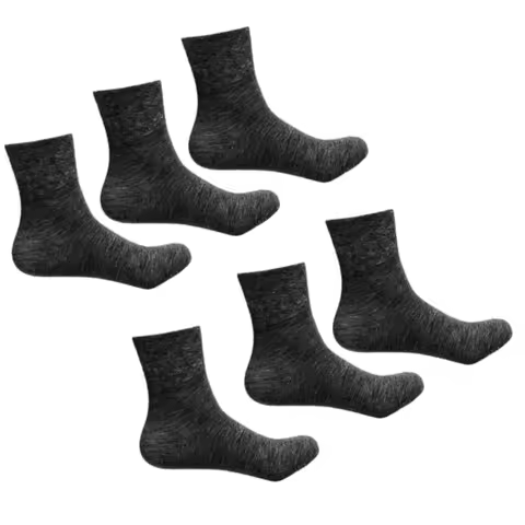 3 Pair Diabetic Ankle Socks No Binding Wide Top Seamless Stretched Loose Socks