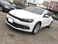 12年 喜樂可SCIROCCO1.4白 黑內裝【FB搜尋阿新夢想中古車】