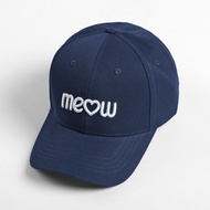 Meow Navy C01 Men's and Women's Baseball Cap Standard Form Embroidered 3D Logo Korean Style - MEOWIS