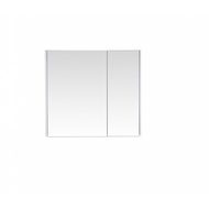 Global House Verno ตู้กระจกแขวนผนัง 2 บาน รุ่น โมวี่ 0310-101 ขนาด 78x70cm ซม. สีขาว รับประกันของเเท้