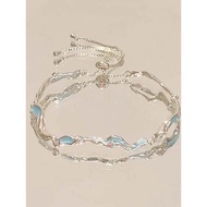 bracelet for woman gelang Light Luxury Temperament Ocean Heart Bracelet ins Exquisite Niche High-End
