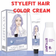 Stylefit Fashion Color Dye Cream HAIR DYE PEWARNA Rambut染发膏护色遮盖白发无氨染发剂植物天然染发膏