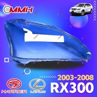 ฝาครอบไฟหน้า Toyota Harrier ACU30 ACU35 Lexus RX300 RX350 03 04 05 06 07 08 เลนส์ไฟหน้า ไฟหน้ารถยนต์