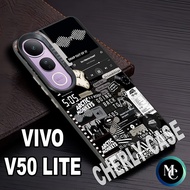 HP Case VIVO V50 LITE/CC26 MEN'S motif/ VIVO V50 LITE hologram casing hybrid imd/silicon
