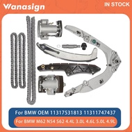 Engine Timing Chain Kit Fit 4.4 4.6 4.9 5.0 L For BMW 540i 740Li X5 Z8 E39 M62 N54 S62 3.0L 4.4L 4.6