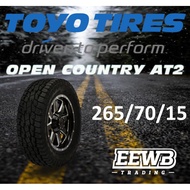 (POSTAGE) 265/70/15 TOYO OPEN COUNTRY A/T 3 NEW CAR TIRES TYRE TAYAR