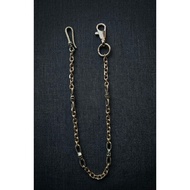Brass wallet chain