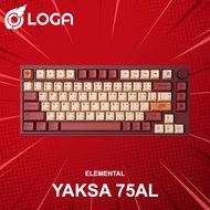 Keyboard LOGA YAKSA 75AL: Amaterasu & Tsukuyomi (Thai Language) 2 Years Warranty Center.