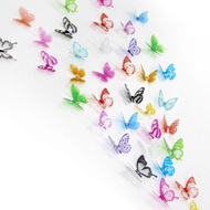 36 Pcs Butterfly Wall Stickers Colorful Vivid 3D Design House DIY Baby Nursery Art Decals Wall Decoration Windows Decor