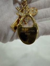 🔗 Louis Vuitton LV Charm of Lock and Logo pattern 路易威登 鎖頭logo圖案掛件 包掛
