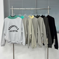 [BEST QUALITY] Fear Of God FOG Essentials SS24 Nylon Fleece hoodie made Of high QUALITY cotton felt 