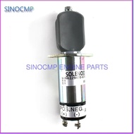 12V Fuel Stop Solenoid Shut Solenoid Down Diesel 1504-12A6U1B1S2 1502-12D6U1B1S1A 129470-67320 For Y