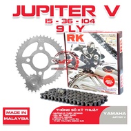 Japanese brand RK chain sprocket for Jupiter V