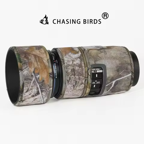 CHASING BIRDS Ver IV Lens Camouflage Coat for OLYMPUS 90mm F3.5 Macro IS PROwaterproof and rainproof