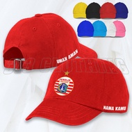 Persija Jakarta Kids Baseball Cap Persija Kids Cap/ Free Name