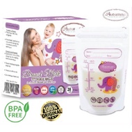 Autumnz BreastMilk Storage Bag 3.5oz 28bag Plastik Simpan Susu Badan Double Zip