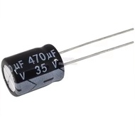 (10pcs) 35V 470UF 10*13mm Electrolytic Capacitor High Quality Brand New Genuine 35V470 35v Series Ca