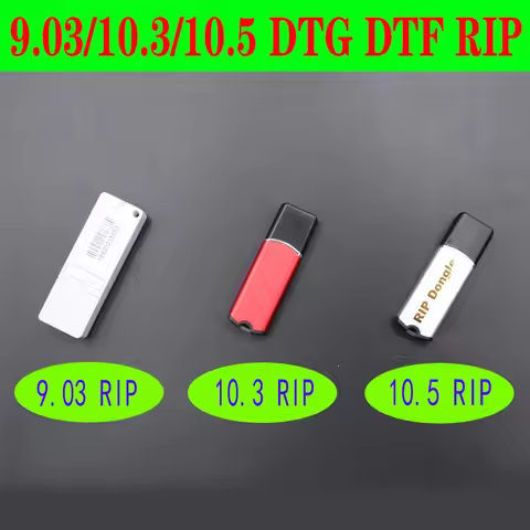 DTF Software 9.03 10.3 10.5 Printer DTG Software Suitable for A2 A3 A4 DTF DTG UV Printer for Epson