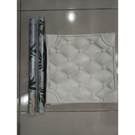 DECO ITEM PROMO RM1/PCS ( WALLPAPER ECO & BRICKS WALLPAPER /WHITE MONSTERA/ LEAVES)