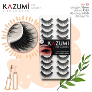 Kazumi premium silk ribbed eyelashes E1, E2, E3, E5, E6, E7, E8, E9
