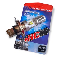 LED MOTORCYCLE FRONT LIGHT BULB RZ1 HS1 5700K AC DC 9 - 85V WHITE VIXION BYSON ETC ORIGINAL AUTOVISI