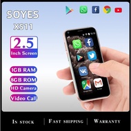SOYES XS11 Android Mini 3G Smartphone HD Screen 1GB RAM 8GB RODM Dual SIM TF Card Slot 5MP Camera Go
