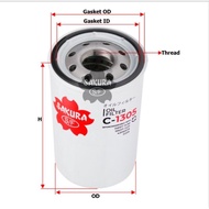 ISUZU 6BG1 engine oil filter code C-1305 / P551381 LF3478 FJ-3003 ST10716 JS-2008 T-2194 T-6744 4229