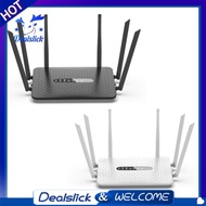 【Dealslick】WIFI Router Gigabit Wireless Router 2.4G/5G Dual Band WiFi Router with 6 Antennas WiFi Repeater Signal Amplifier