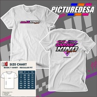 KING NEVER DIE GARAGE T-Shirt FREE STICKERS Men's Racing Distro T-Shirt/ Wanita 2 Stroke T-Shirt/ Ki