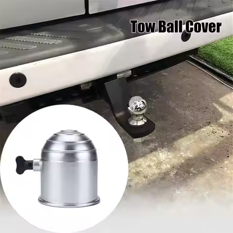 Trailer Hitch Ball Covers Dustproof Tow Hitch Cover Trailer Hitch Receiver Cover Sturdy Caravan Hitc