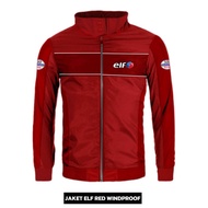 JACKET ELF WINDPROOF RED - UPGRADE - windbreaker - kalis air - ykk zip