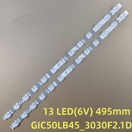 TCL TV LED BAR 50P615 50P618 50P725 100% NEW SET OF 2 BARS EACH BAR 13 BALLS 6V LENGTH 49.5cm 4C-LB5