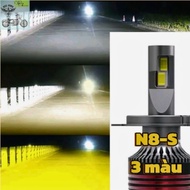 N8s led Headlight - 3 colors yellow, sunny yellow with full pins H4, H7, H11, 9005,9006 Installing c